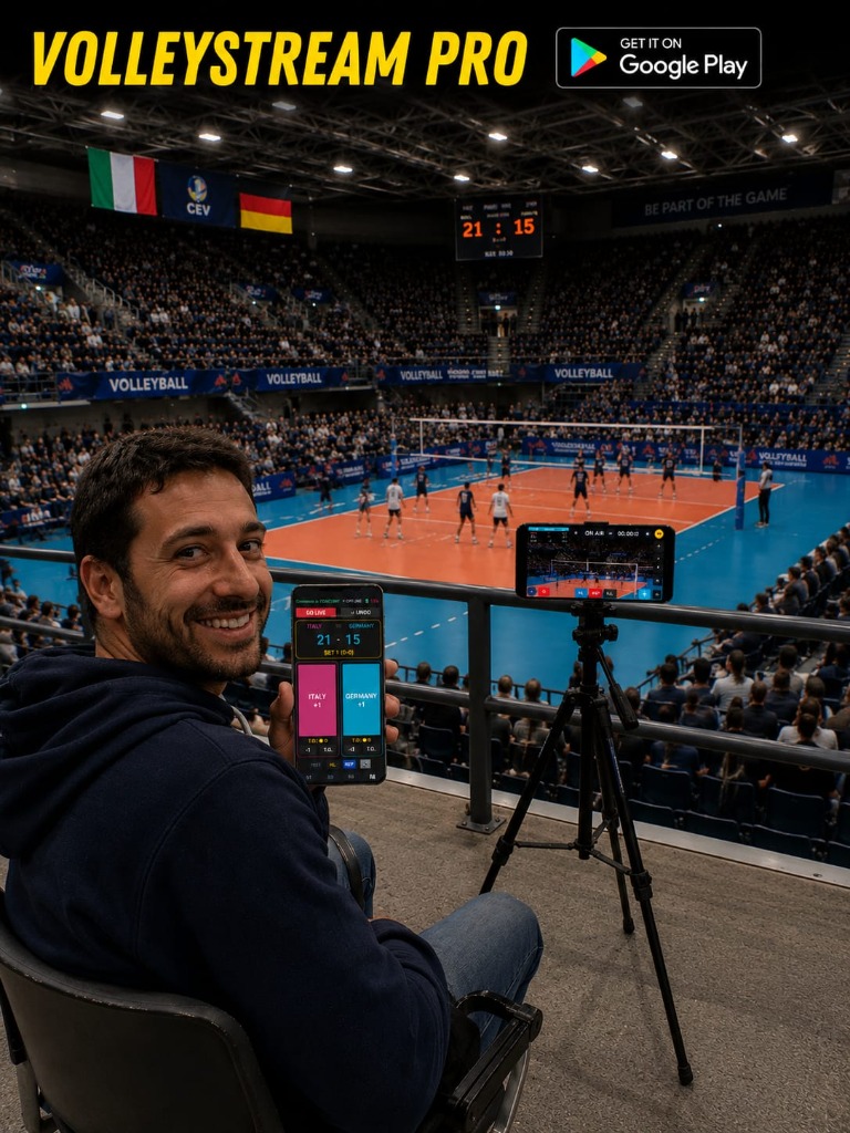 VolleyStream Pro Promo Poster